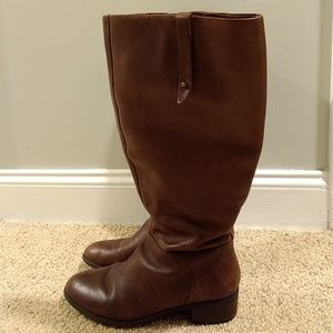 Classic Brown Leather Boots